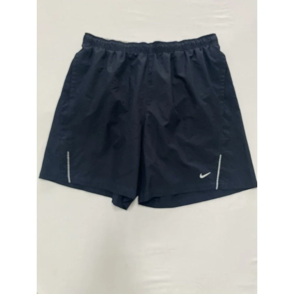 Nike Dri-FIT Men's Running Shorts XXL Navy Blue Athletic Training Gym Mesh Liner